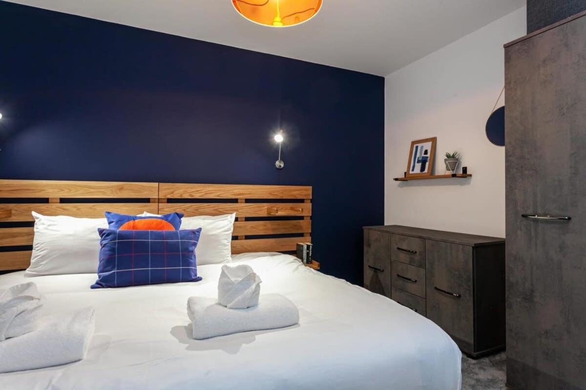 Superb 2 Bed Flat 5Min To Old Trafford Stadium Manchester Ngoại thất bức ảnh