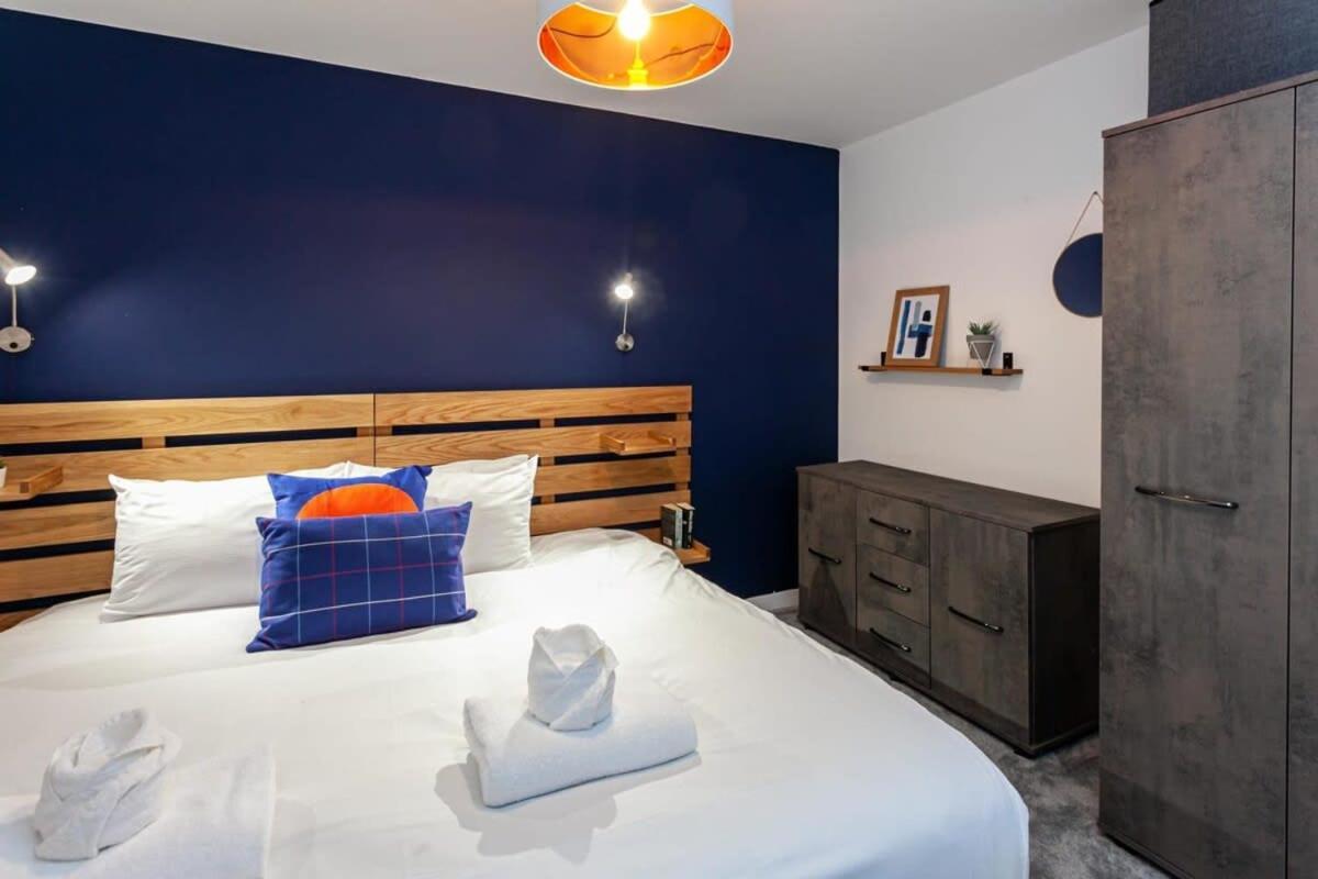 Superb 2 Bed Flat 5Min To Old Trafford Stadium Manchester Ngoại thất bức ảnh